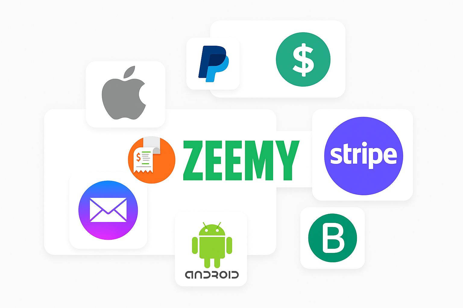 Invoice with online payment in Zeemy